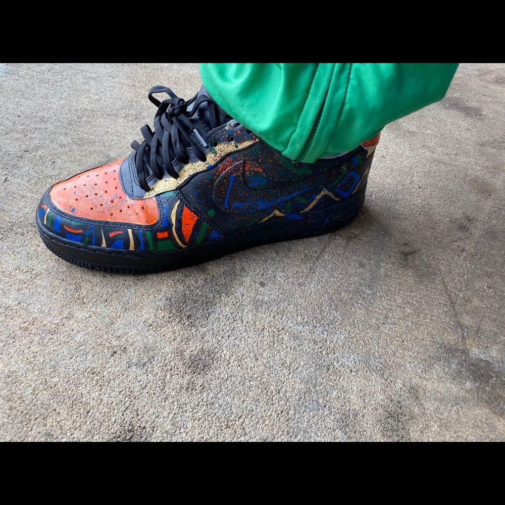 “Scattered” Airforce 1s (Custom By Me)